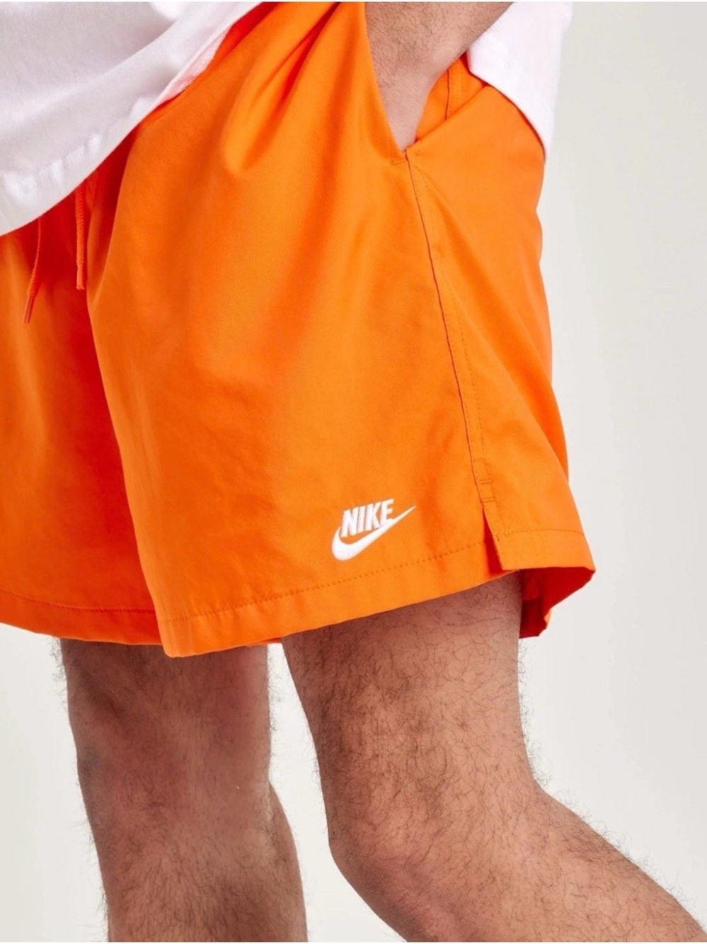 Nike Club Sportswear Woven Lined Flow Orange Shorts FN3307-819 Men’s Size XXL